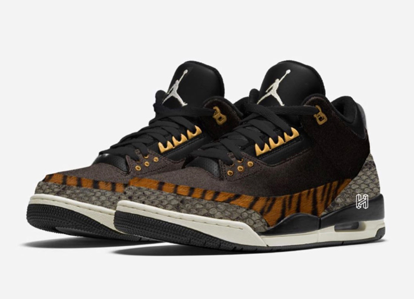Air Jordan 3 Animal Pack CK4344-002åå:registered:æ¥æ