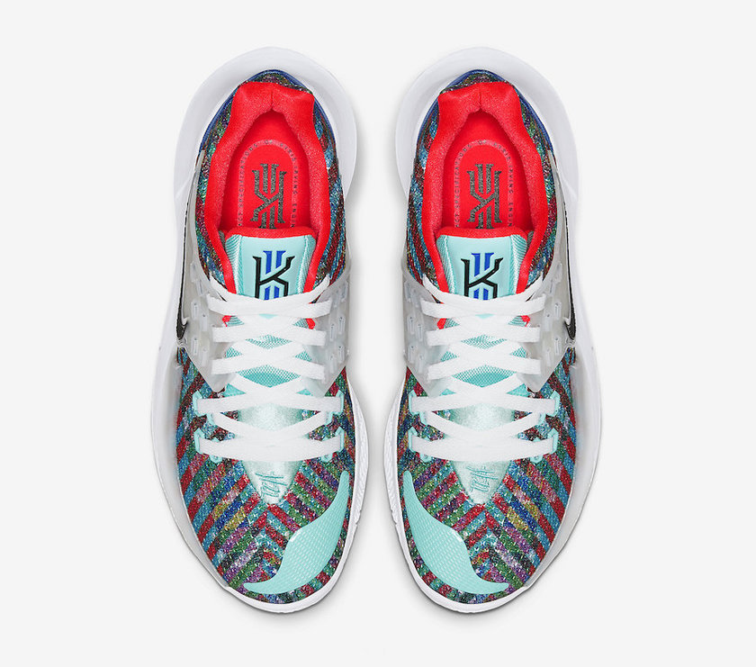 Nike Kyrie Low 2 Multi-Color Light Aquaé»è²ç½è²AV6337-400åå:registered:æ¥æ