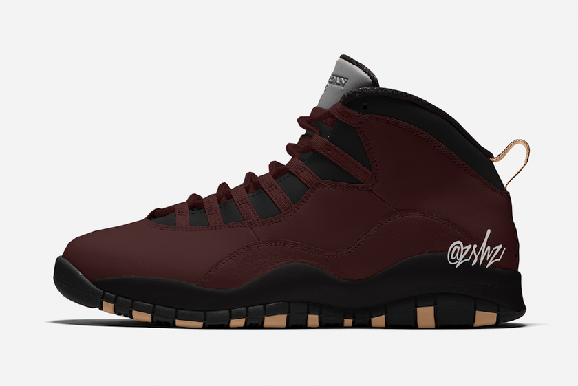 SoleFly Air Jordan 10 Velvet Brown CW5854-200åå:registered:æ¥æ