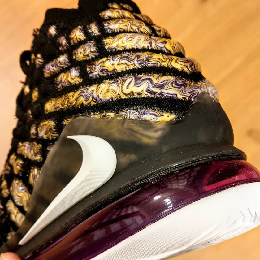 Nike LeBron 17 Lakers Purple Gold BQ3177-004åå:registered:æ¥æ