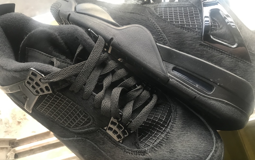 Air Jordan 4 Pony Hair Black Catåå:registered:æ¥æ