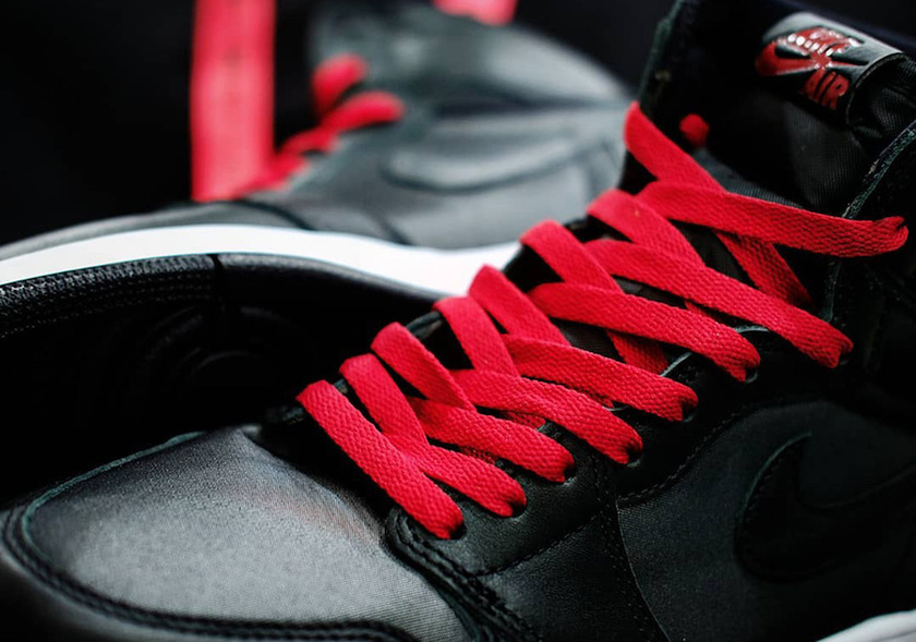Air Jordan 1 Satin Black Redåå:registered:æ¥æ