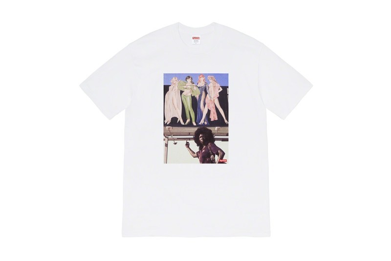 Supreme 2019 ç§å¬ T-Shirt ç³»åè¿½å ç¼ä½