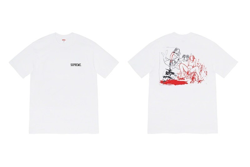 Supreme 2019 ç§å¬ T-Shirt ç³»åè¿½å ç¼ä½