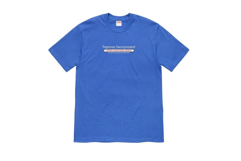 Supreme 2019 ç§å¬ T-Shirt ç³»åè¿½å ç¼ä½