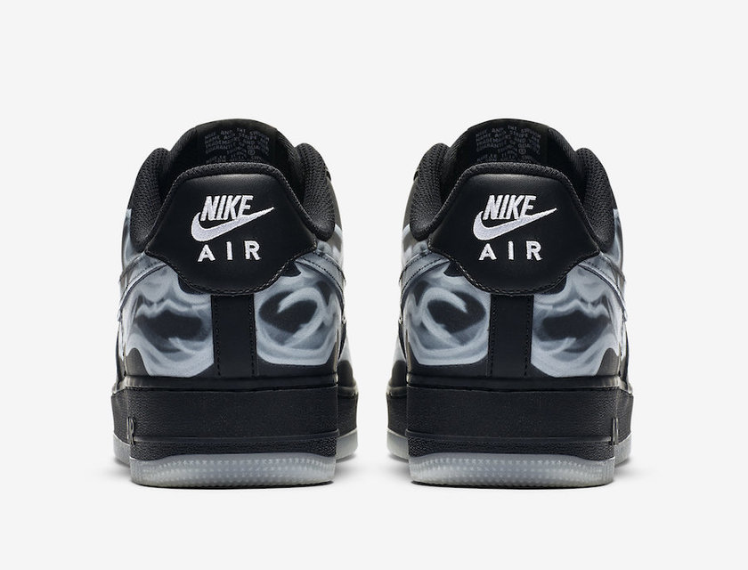 Nike Air Force 1 Low Black Skeleton BQ7541-001 Release Date