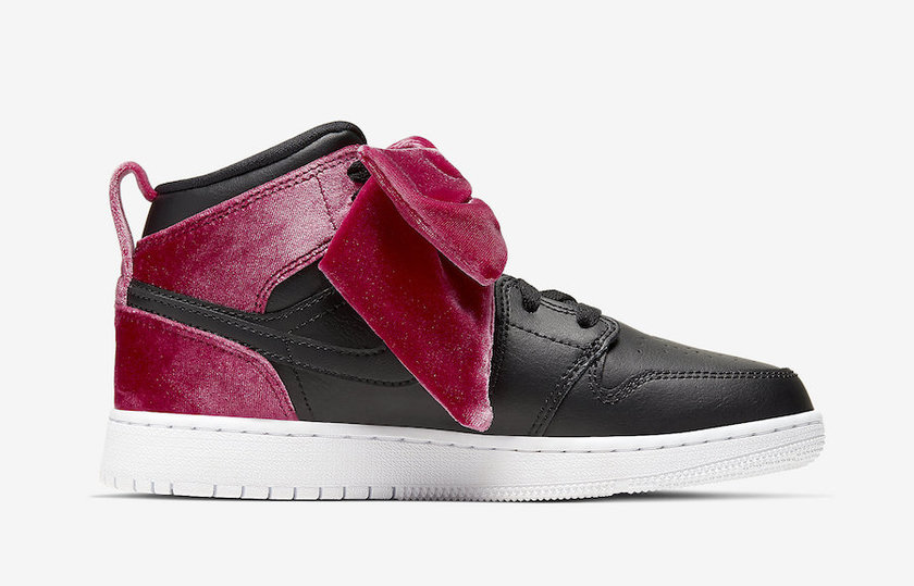 Air Jordan 1 Mid Bow Black Noble Red CK5678-006发售日期