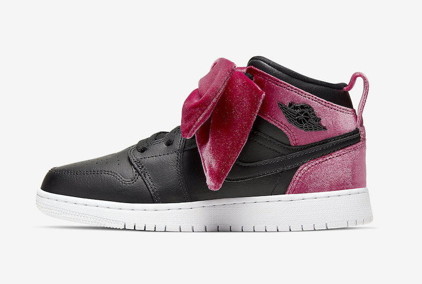 Air Jordan 1 Mid Bow Black Noble Red CK5678-006 Release Date