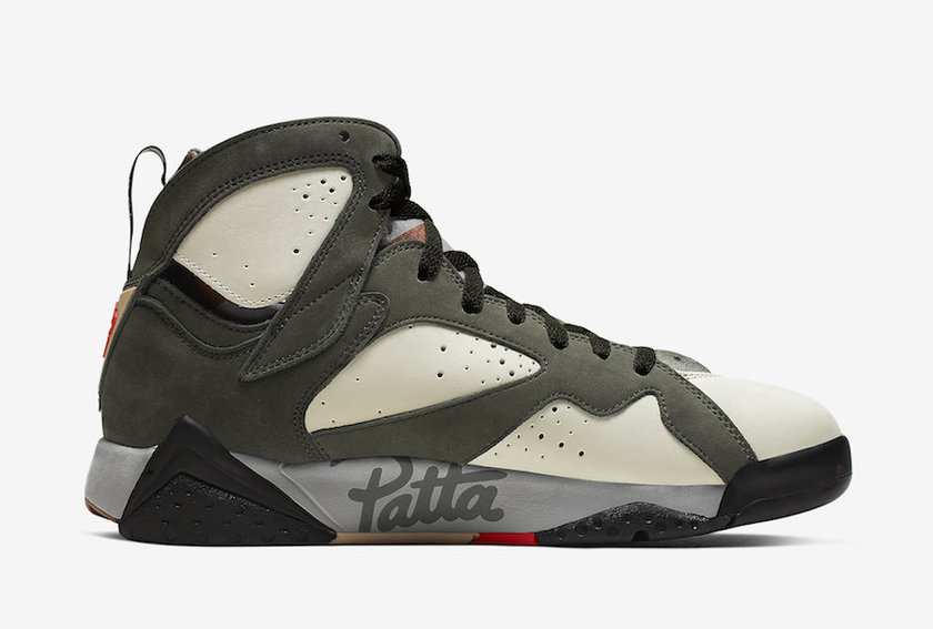 Patta Air Jordan 7 Icicle AT3375-100 Release Date