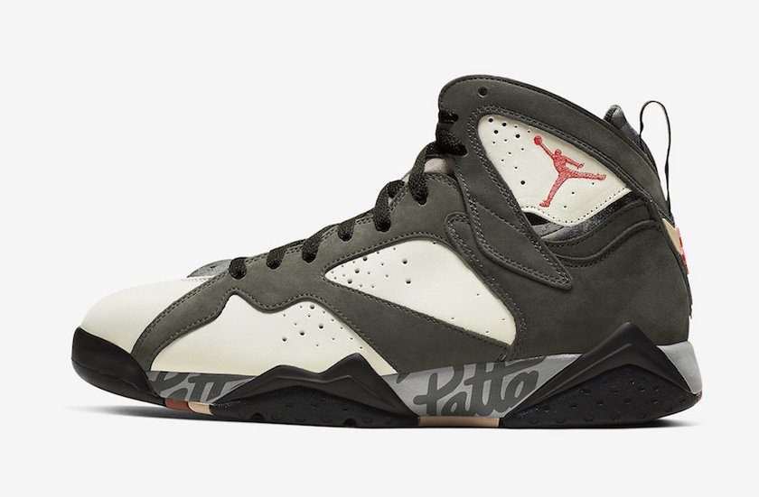 Patta Air Jordan 7 Icicle AT3375-100 Release Date