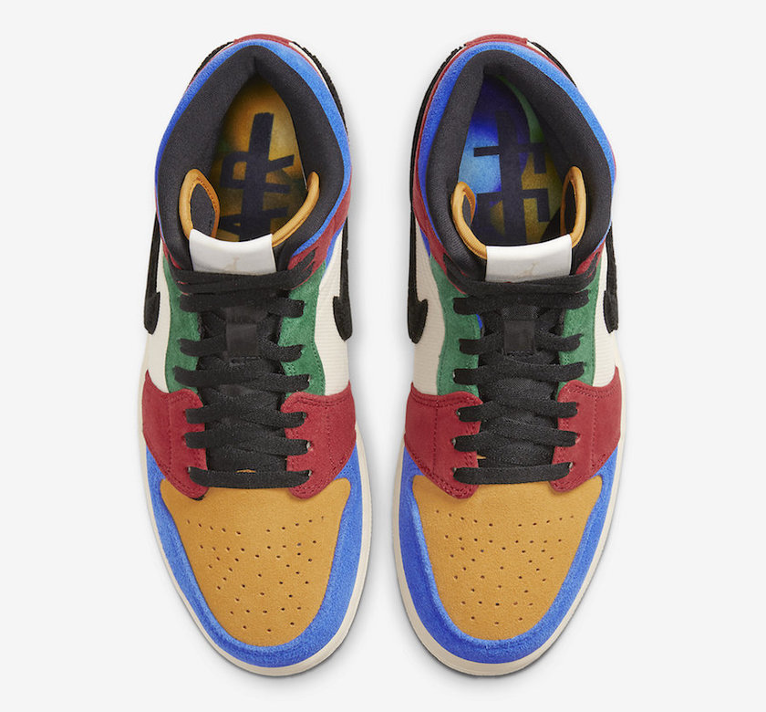 蓝色The Great Air Jordan 1 Mid Fearless CU2805-100发售日期