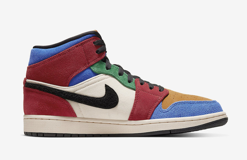 蓝色The Great Air Jordan 1 Mid Fearless CU2805-100发售日期