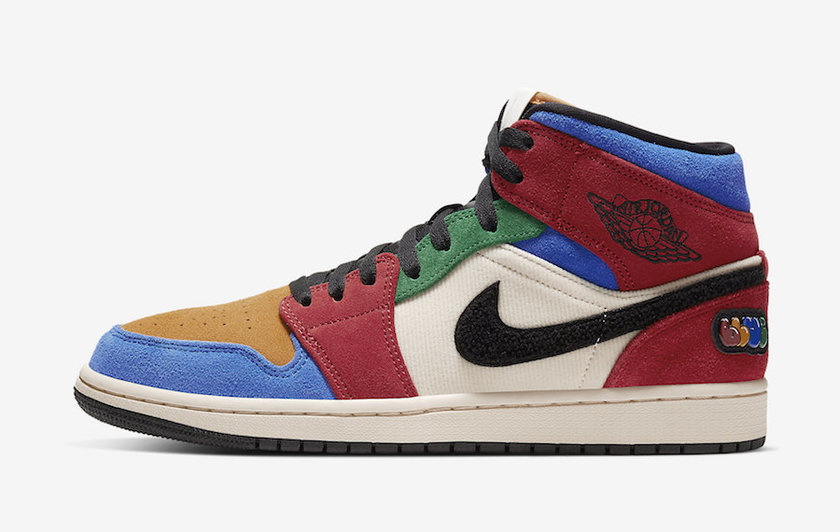 蓝色The Great Air Jordan 1 Mid Fearless CU2805-100发售日期