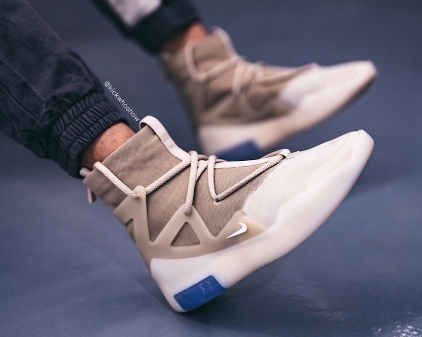 Nike Air Fear of God 1 Oatmeal AR4237-900 On-Feet