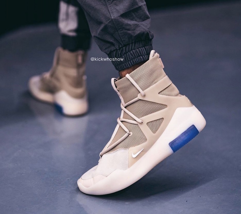 Nike Air Fear of God 1 Oatmeal AR4237-900 On-Feet