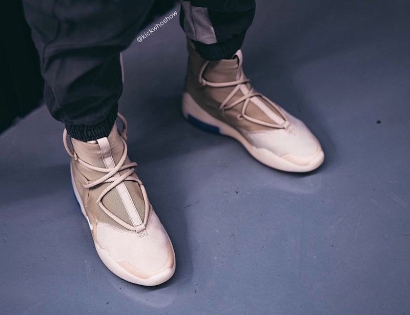 Nike Air Fear of God 1 Oatmeal AR4237-900 On-Feet