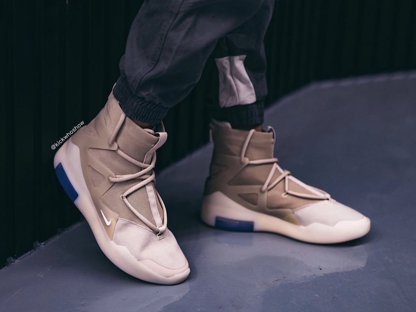 Nike Air Fear of God 1 Oatmeal AR4237-900 On-Feet