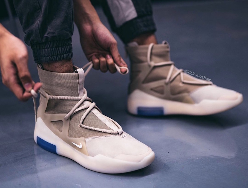 Nike Air Fear of God 1 Oatmeal AR4237-900 On-Feet