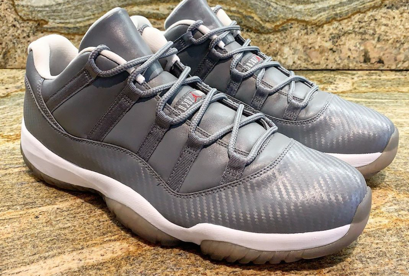 Air Jordan 11 Low Carbon Fiber Cool Grayæ ·å