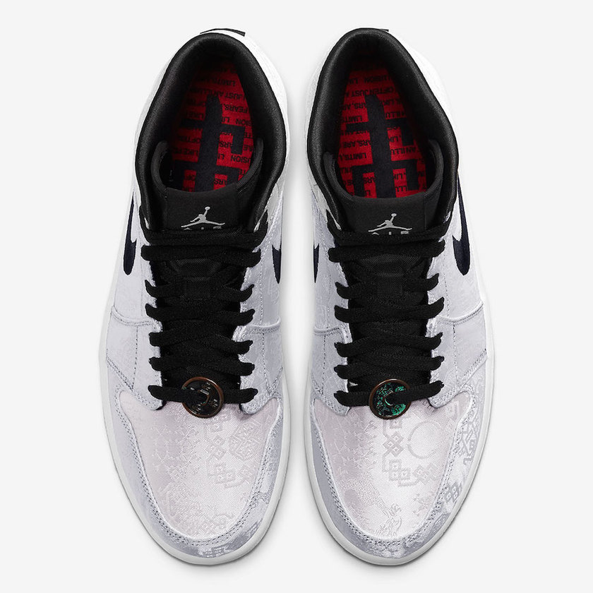 CLOT Air Jordan 1 Mid Fearless CU2804-100发售日期价格