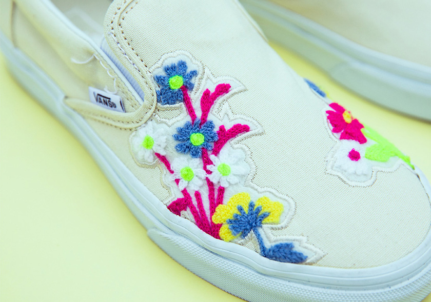 Vans Slip-On Floraléªå°¼å°åå¸æ¥æ