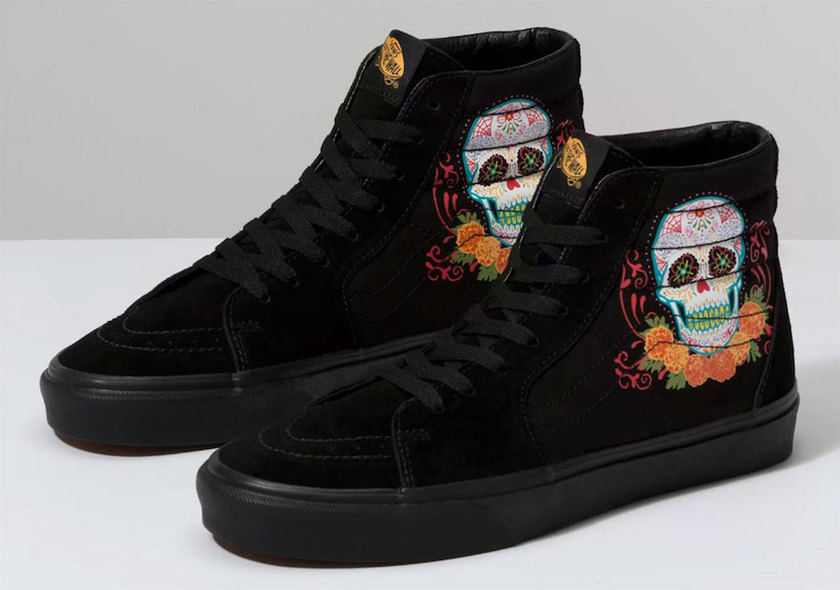 Vans Sk8-Hi Dia de los Muertosäº¡çµèåå¸æ¥æ