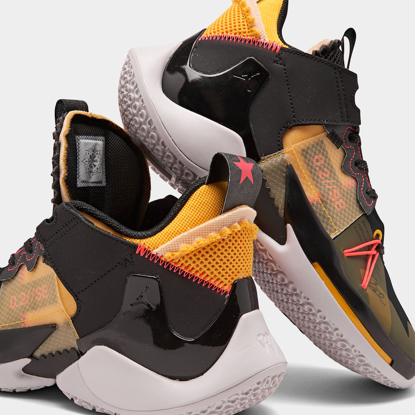 Jordan Why Why Zer0.2 Black Flash Crimson Amarillo Vast Gray AQ3562-002åå:registered:æ¥æ