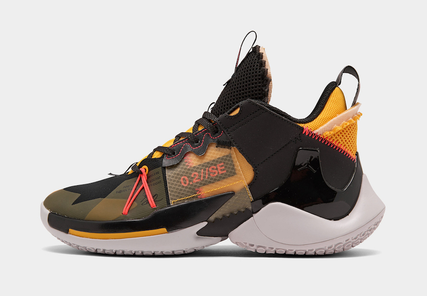 Jordan Why Why Zer0.2 Black Flash Crimson Amarillo Vast Gray AQ3562-002åå:registered:æ¥æ