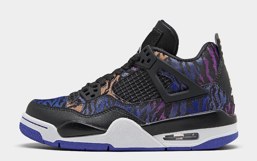 Air Jordan 4 GS Rush Violet Racer Blue BQ9043-005åå:registered:æ¥æ