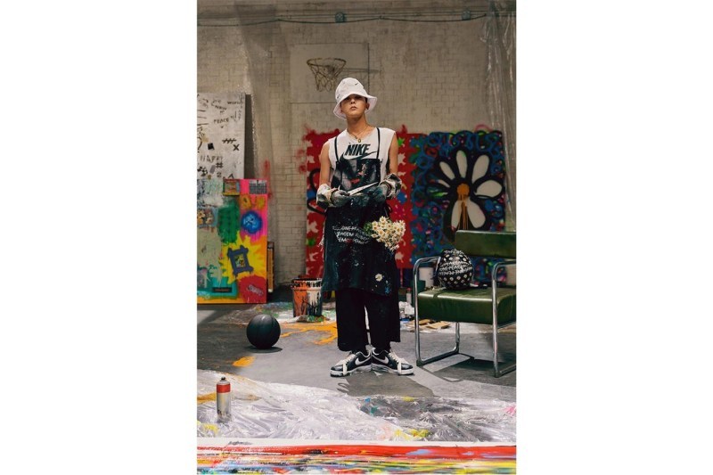 G-Dragon æå Nike x PEACEMINUSONE è¯ä¹ Air Force 1 å:registered:æ¹åè¼¯ç¼ä½