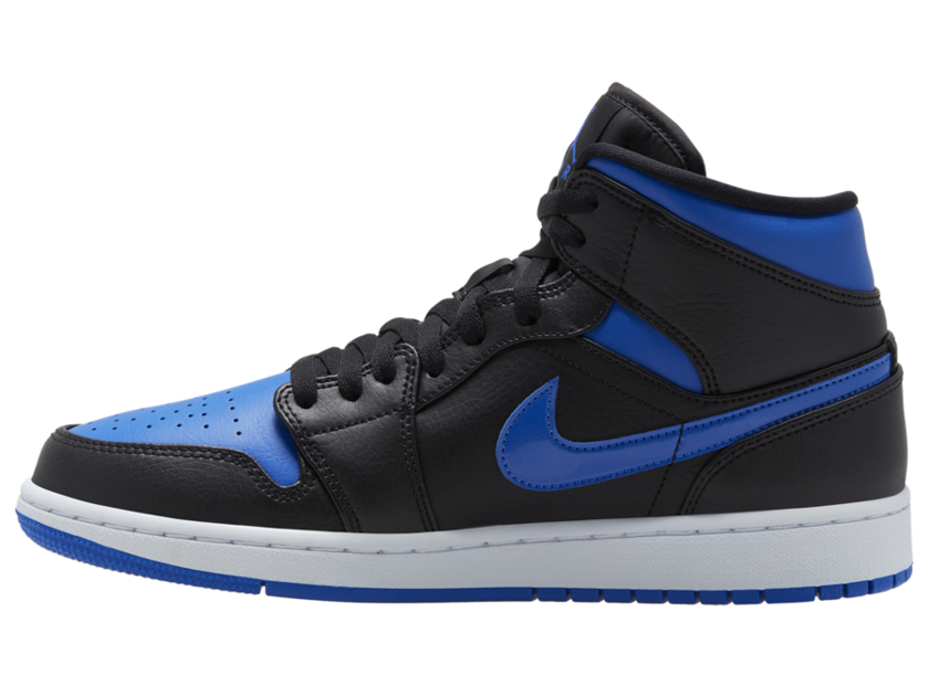 Air Jordan 1 Mid Royal Black Blue 554724-068åå:registered:æ¥æ