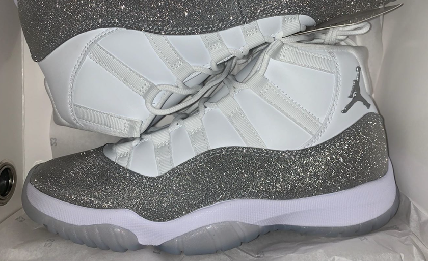 Air Jordan 11 WMNS Metallic Silver AR0715-100åå:registered:æ¥æ