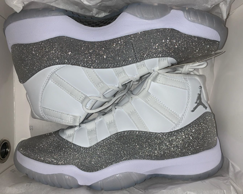 Air Jordan 11 WMNS Metallic Silver AR0715-100åå:registered:æ¥æ