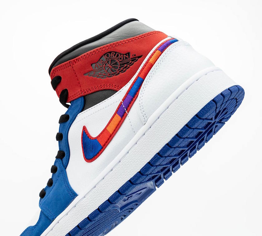 Air Jordan 1 Mid Multicolor Swoosh 852542-146åå:registered:æ¥æ
