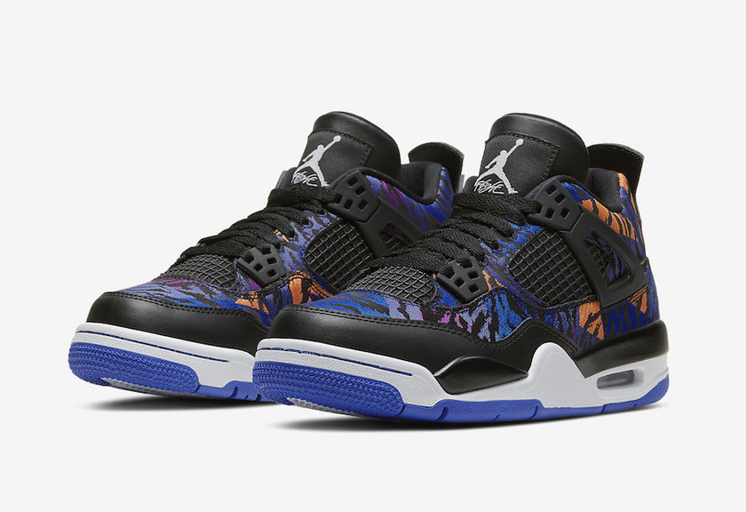 Air Jordan 4 GS Rush Violet Racer Blue BQ9043-005 2019åå:registered:æ¥æ