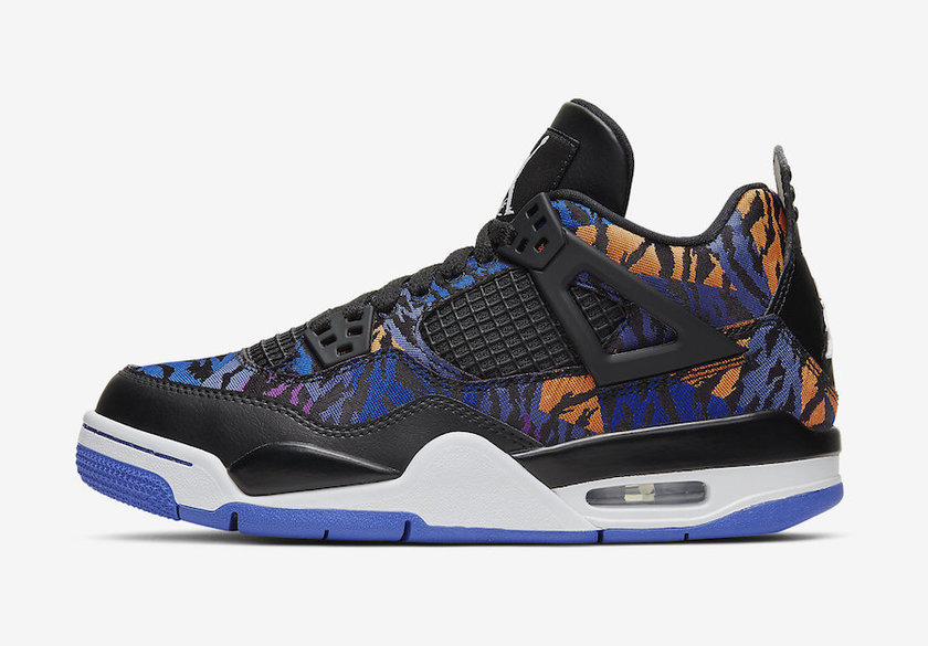 Air Jordan 4 GS Rush Violet Racer Blue BQ9043-005 2019åå:registered:æ¥æ