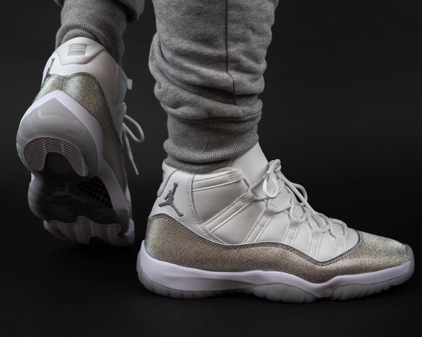 Air Jordan 11 WMNS Metallic Silver AR0715-100åå:registered:æ¥æ