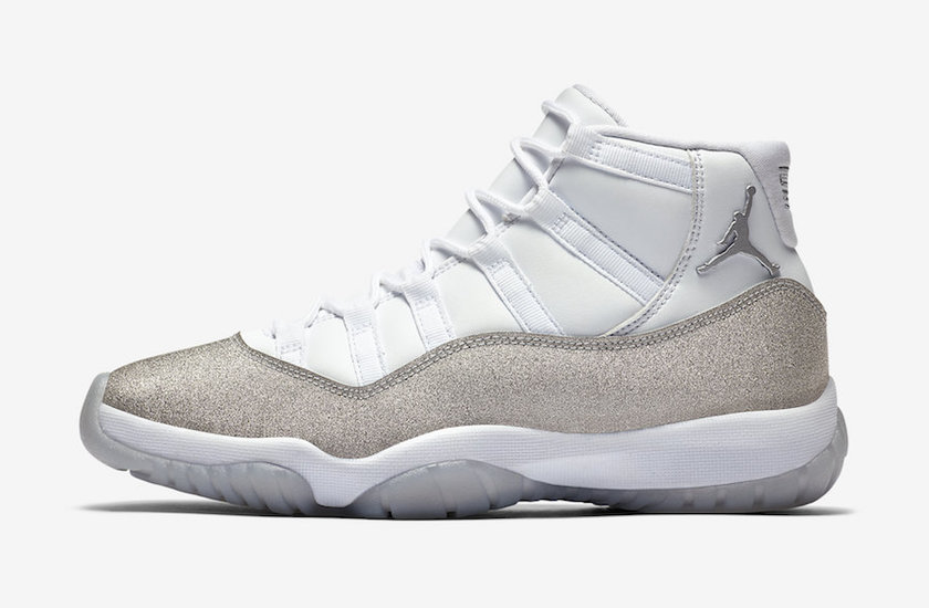 Air Jordan 11 WMNSç½è²éå±é¶è²AR0715-100 2019åå:registered:æ¥æ