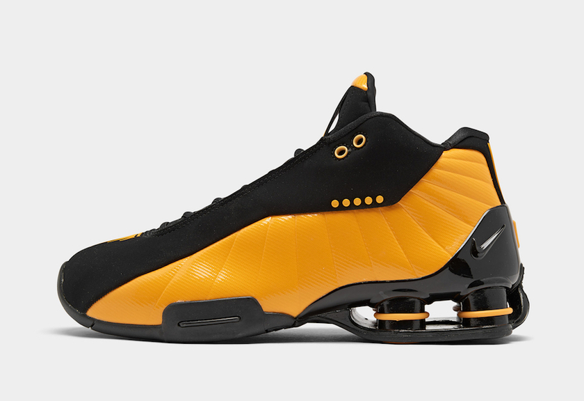 Nike Shox BB4 Black University Gold AT7843-002åå:registered:æ¥æ