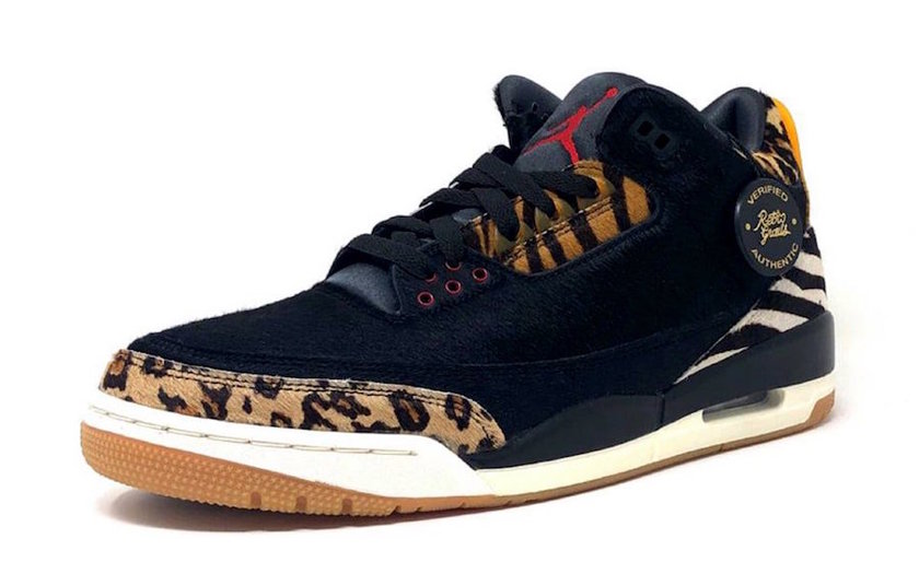 Air Jordan 3 Animal Pack CK4344-001 2020 Retroåå:registered:æ¥æ