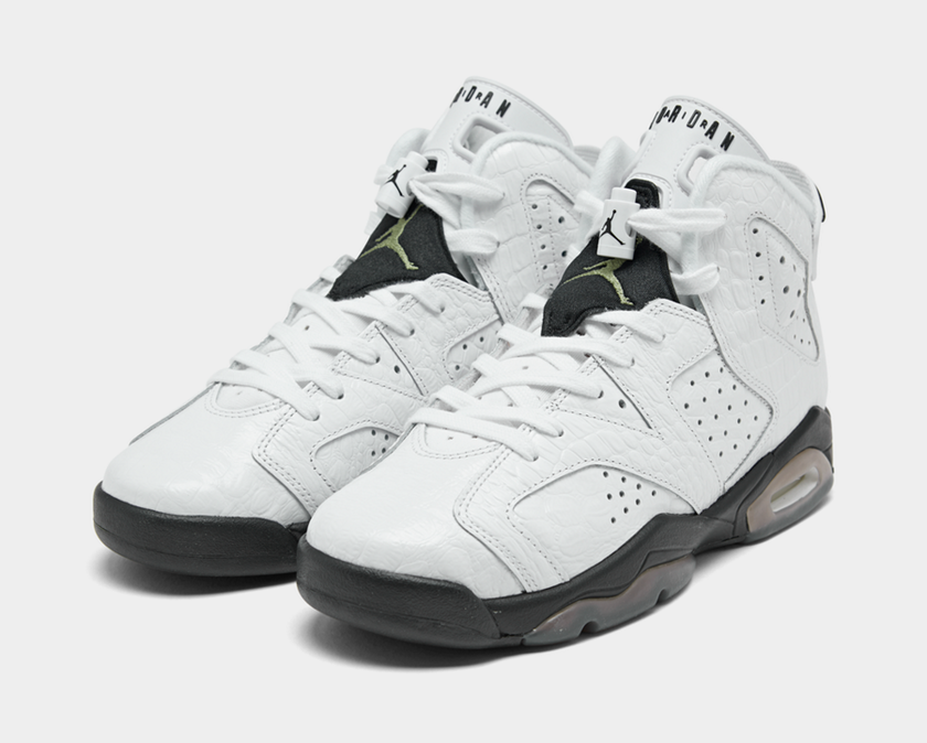 Air Jordan 6 GS Alligator 384665-110åå:registered:æ¥æ