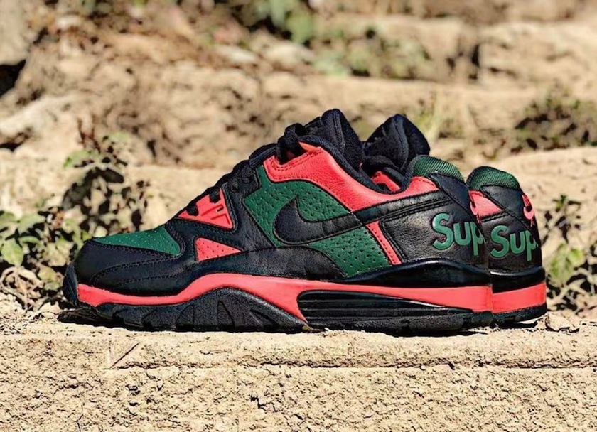 Supreme Nike Air Cross Trainer 3 Low Black Gorge Green University Redåå:registered:æ¥æ