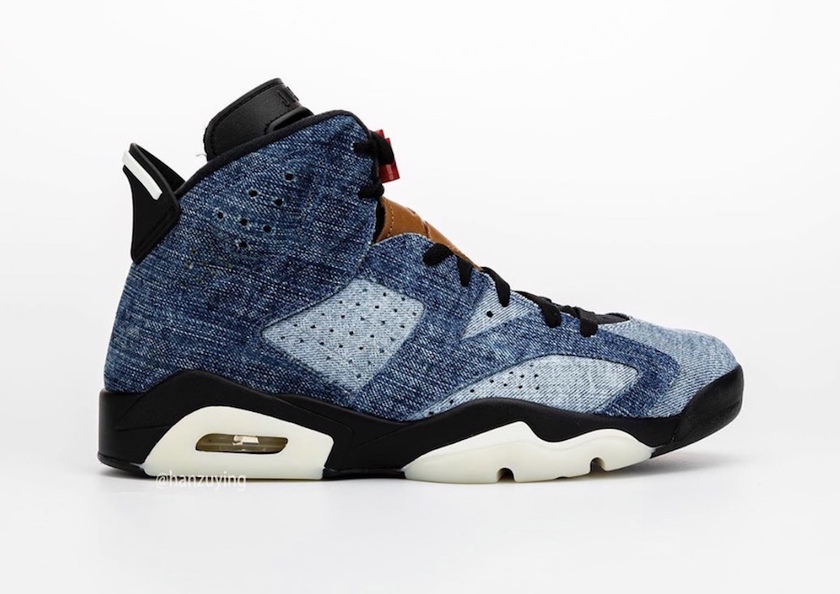 Air Jordan 6 Washed Denim CT5350-401åå:registered:æ¥æå:registered:ä»·