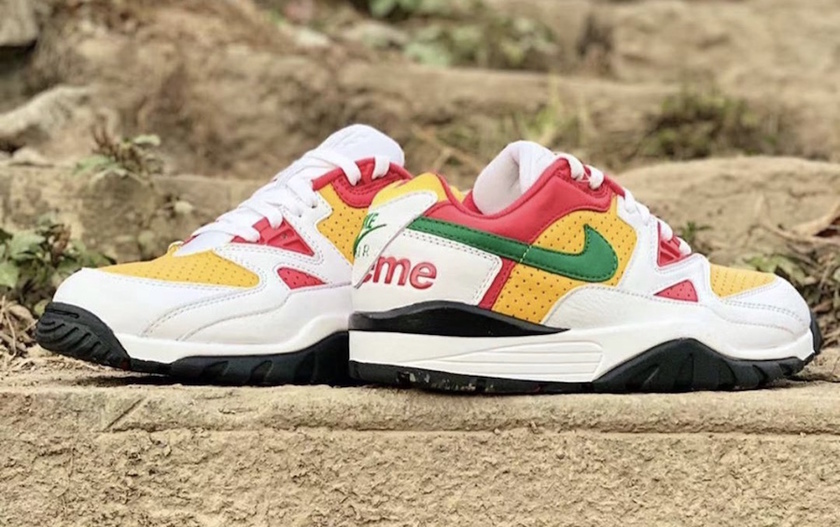 Supreme Nike Air Cross Trainer 3 Low White Pine Green University Goldåå¸æ¥æ