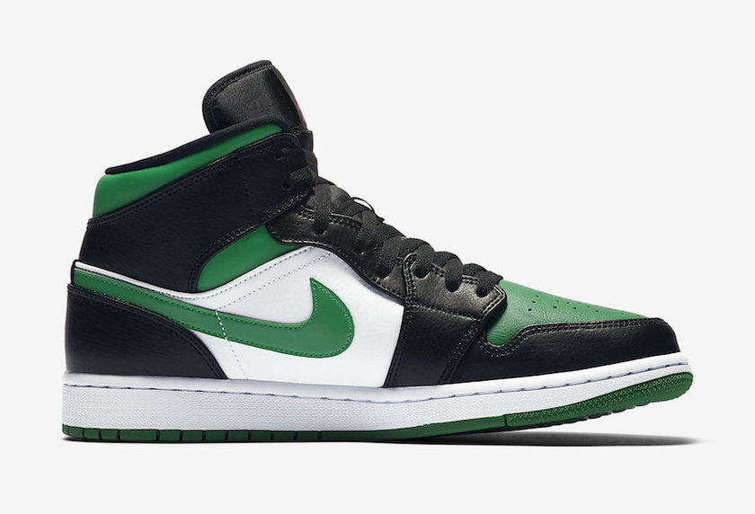 Air Jordan 1 Mid Pine Green Toe 554724-067åå:registered:æ¥æ