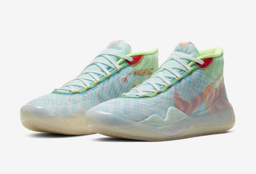 Nike KD 12 Wavvy CW2774-300åå:registered:æ¥æ