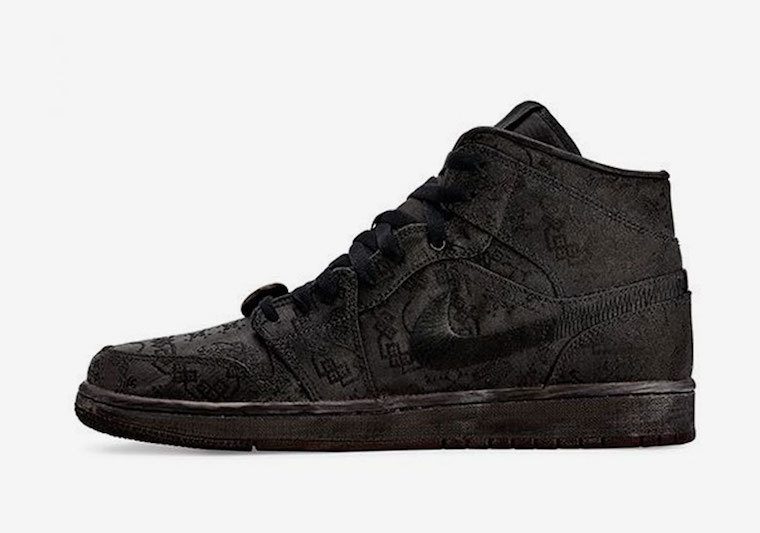 CLOT Air Jordan 1 Mid Blackåå:registered:æ¥æ