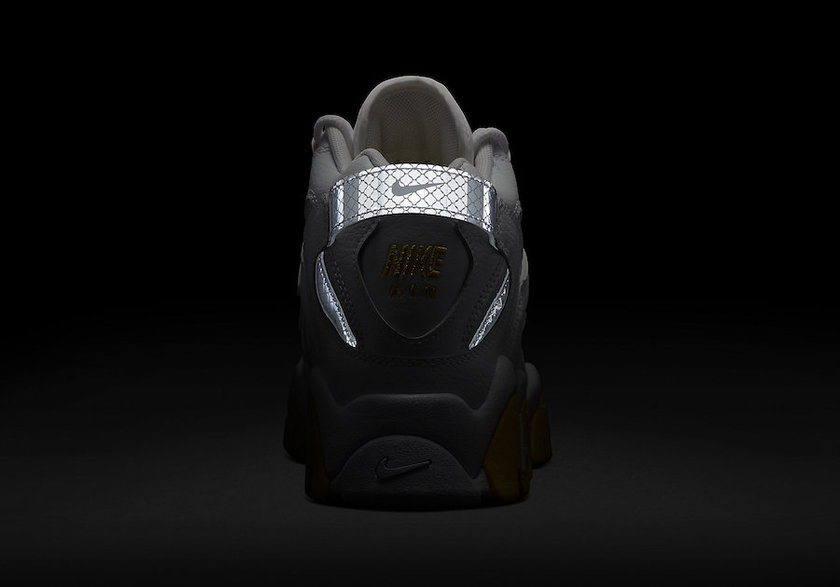 Nike Air Barrage Mid White Yellow Reflective CJ9574-100åå:registered:æ¥æ