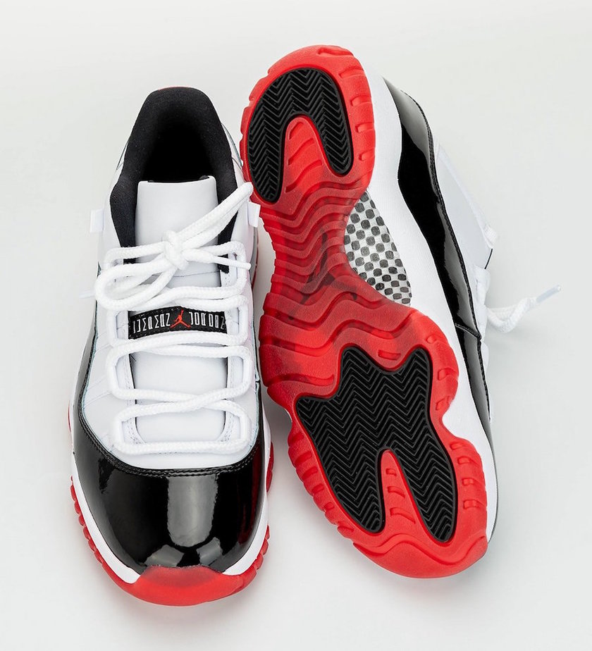 Air Jordan 11 Low White University Red Black True Red AV2187-160 2020åå:registered:æ¥æ