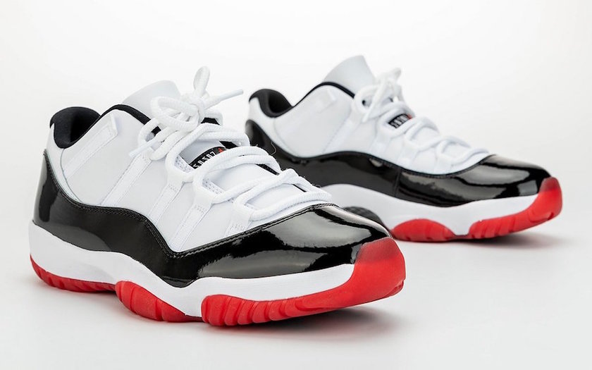 Air Jordan 11 Low White University Red Black True Red AV2187-160 2020åå:registered:æ¥æ